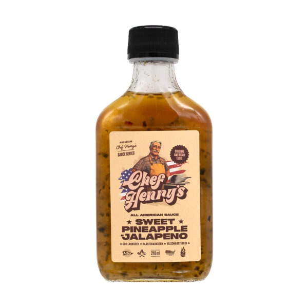 Chef Henry's Sweet Pineapple-Jalapeno sauce 210ml