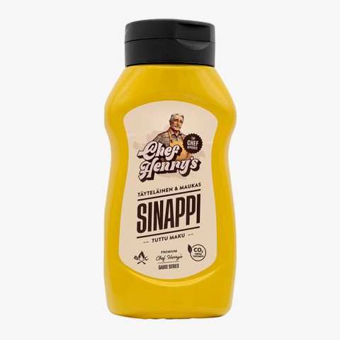 Chef Henry's Sinappi 585g plo Alehinta, päiväystuote!