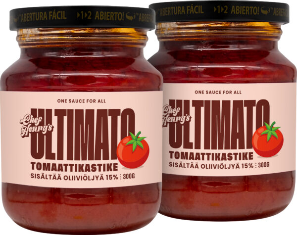 Chef Henry's Ultimato tomaattikastike 300g: 2 purkkia = 5 €