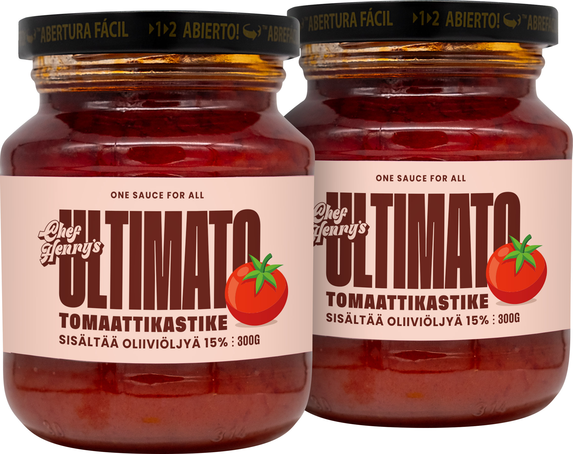 Chef Henry's Ultimato tomaattikastike 300g: 2 purkkia = 5 €