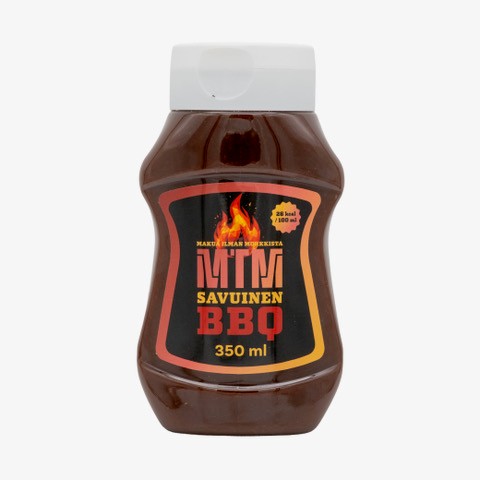 MTM Savuinen BBQ Kastike 350ml. 26 kcal/100 ml